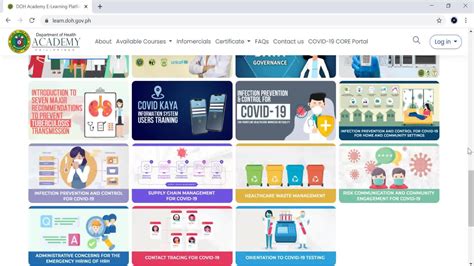 doh academy login